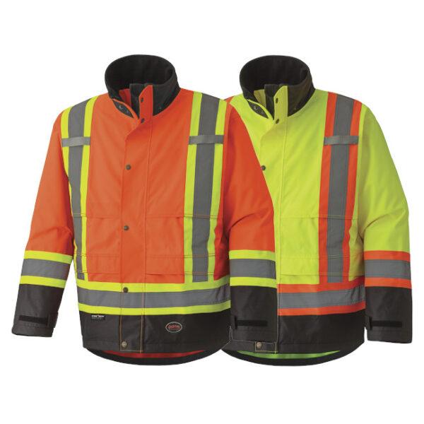 Pioneer 300D Series Ripstop Waterproof Hi-Viz Safety Jacket Pioneer 300D Series Ripstop Waterproof Hi-Viz Safety Jacket