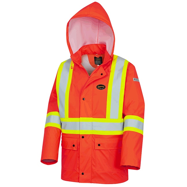 Neilsen HVCOR2X010GGS Gore-Tex Hi-Visibility Orange Rain Jacket 2XL 