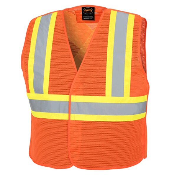 Pioneer 597P Hi-Viz Tear-Away Mesh Vest