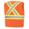 Pioneer 597P V1030650 Hi-Viz Tear-Away Mesh Vest-Orange