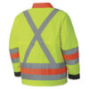 Pioneer 6037 V1190360 Traffic Control Waterproof Hi-Viz Safety Jacket - Yellow/Green