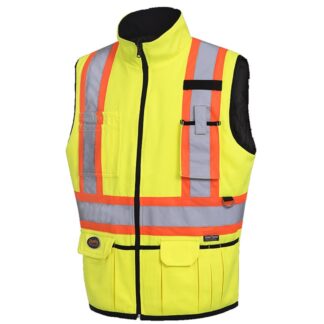 Pioneer 6689 Hi-Viz Reversible Insulated Safety Vest