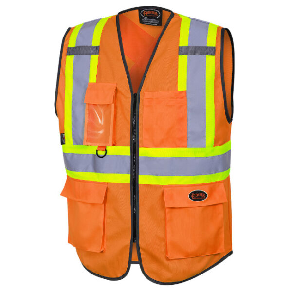 Pioneer Hi-Viz Premium Polyester Safety Vest