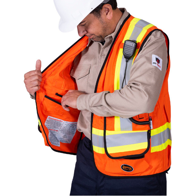 Pioneer HiViz FRTech® 88/12 FR/ARC Rated Surveyor's Safety Vest