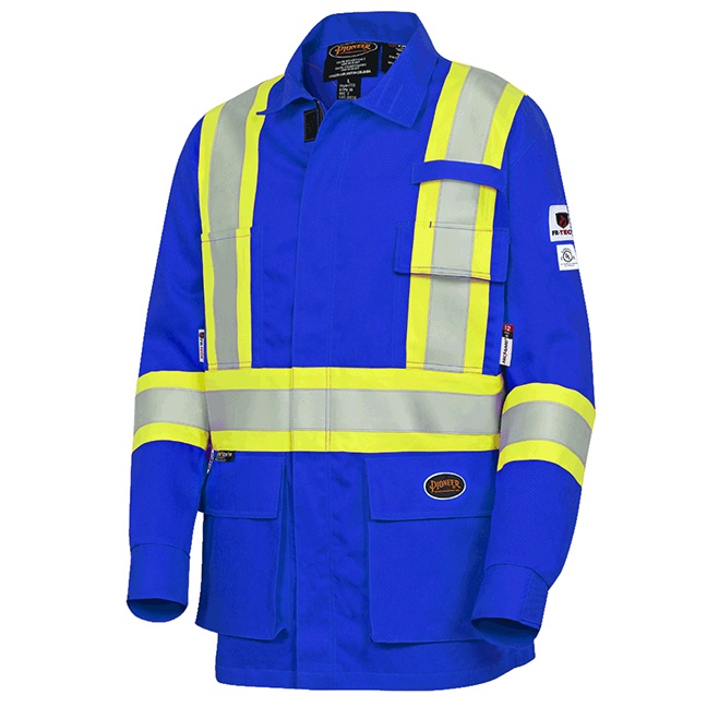 hi vis jacket blue