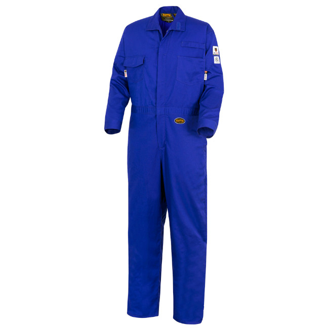 Pioneer 7779T V254041T FR-TECH 88/12 Flame Resistant/ARC Rated Coveralls-Royal Blue-Tall Sizes