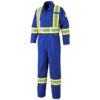 Pioneer FR-TECH Hi-Viz FR/ARC Rated Safety Coveralls with Leg Zippers-Tall Sizes