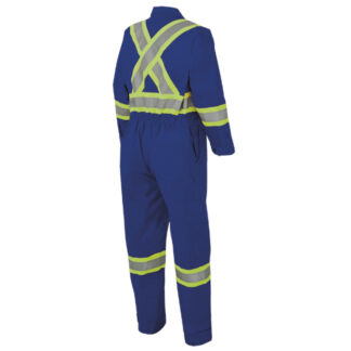 Pioneer Hi-Viz FR-TECH FR-ARC Rated Safety Coveralls with Leg Zippers2