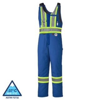 Pioneer Hi-Viz Flame Resistant Quilted Cotton Safety Overall2