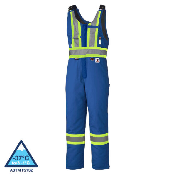 Pioneer Hi-Viz Flame Resistant Quilted Cotton Safety Overall