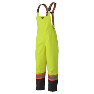Pioneer Hi-Viz Trilobal Ripstop Waterproof Safety Bib Pants