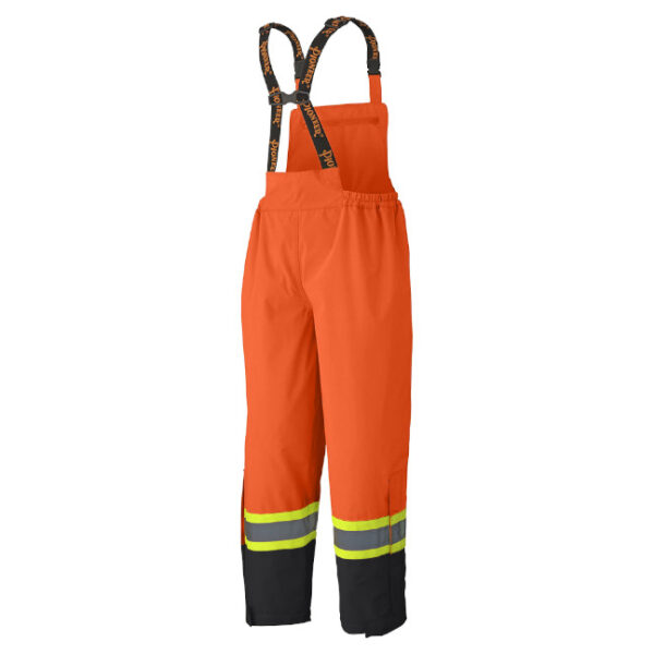 Pioneer Hi-Viz Trilobal Ripstop Waterproof Safety Bib Pants