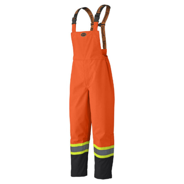 Pioneer Hi-Viz Trilobal Ripstop Waterproof Safety Bib Pants
