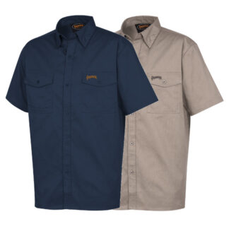 Pioneer Poly-Cotton Short-Sleeve Work Shirt