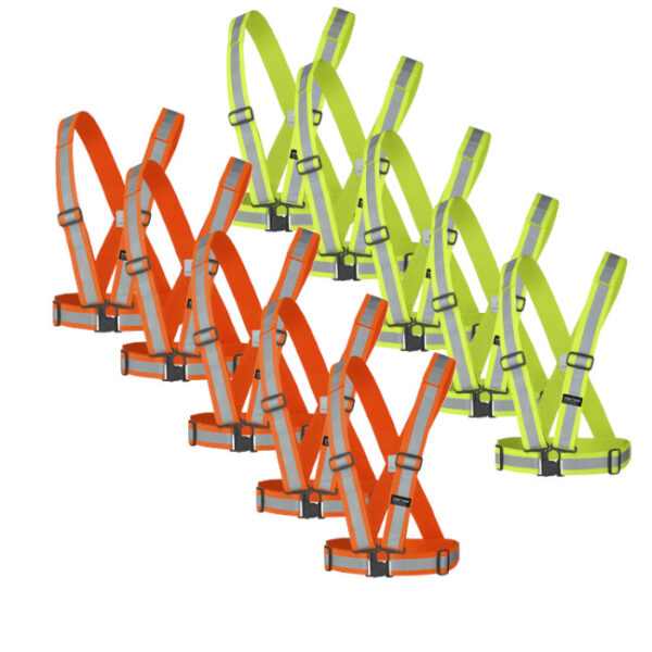 Pioneer Hi-Viz Safety Sashes 5-Pack Pioneer Hi-Viz Safety Sashes 5-Pack