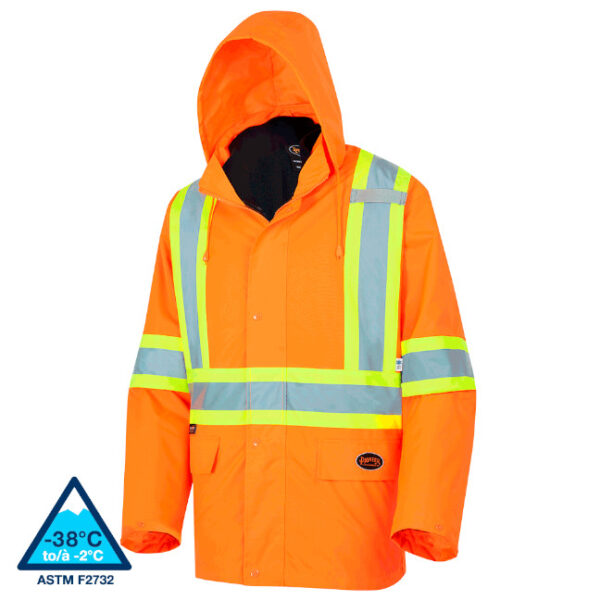 Pioneer THE ROCK Hi-Viz 300D Oxford Polyester 3-in-1 Safety Parka