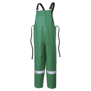 Ranpro P43 035 V2241020 CA-43 Hi-Viz Flame Resistant and Chemical Protective Bib Pant-Green
