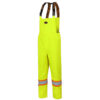 pIONEER Hi-Viz Oxford Polyester Insulated Bib Pants Pioneer "THE ROCK" Hi-Viz Oxford Polyester Insulated Bib Pants with Leg Zippers
