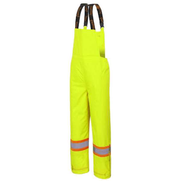 Pioneer "THE ROCK" Hi-Viz Oxford Polyester Insulated Bib Pants Pioneer "THE ROCK" Hi-Viz Oxford Polyester Insulated Bib Pants