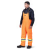 pIONEER Hi-Viz Oxford Polyester Insulated Bib Pants4 Pioneer "THE ROCK" Hi-Viz Oxford Polyester Insulated Bib Pants with Leg Zippers