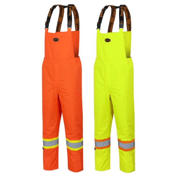 Pioneer "THE ROCK" Hi-Viz Oxford Polyester Insulated Bib Pants