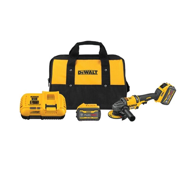 DeWalt DCG418X2 FLEXVOLT 60V MAX Brushless 4-1/2"-6" Grinder With Kickback Brake Kit DeWalt DCG418X2 FLEXVOLT 60V MAX Brushless 4-1/2"-6" Grinder With Kickback Brake Kit