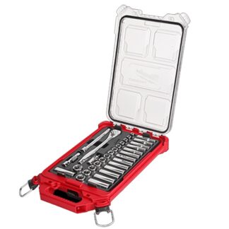 Milwaukee 48-22-9481 3/8” Drive 32pc Ratchet & Socket Set Metric with PACKOUT