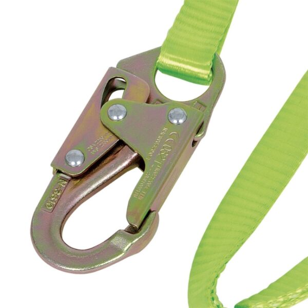 Peakworks LAN-3402-4 V815424 Restraint Lanyard - 1" x 4ft Webbing with Snap and Form Hooks
