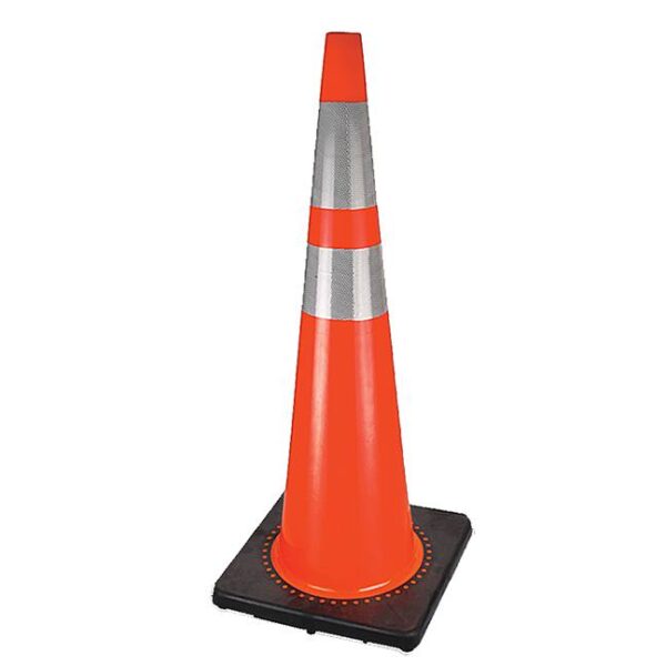 Pioneer 186 36" (91.4 cm) Premium PVC Flexible Safety Cone