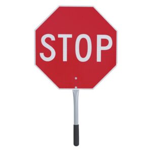 Pioneer 456 Traffic Stop/Slow Paddle 18"