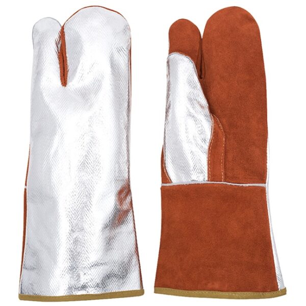 Pioneer 695FL High Heat Aluminized/Leather Combo Mitt