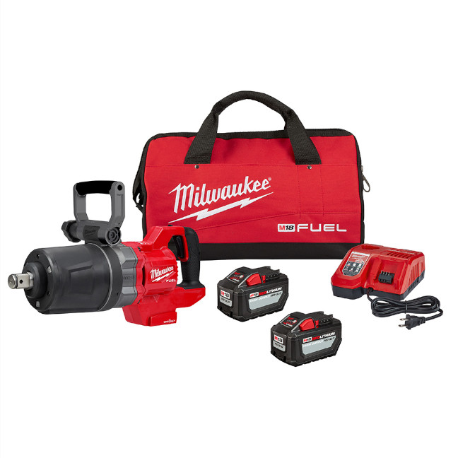 Milwaukee 2868-22HD M18 FUEL 1" D-Handle High Torque Impact Wrench Kit with ONE-KEY