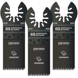 Imperial Blades IBOA220-3 One Fit Japanese Tooth Hardwood Blade 3-Pack