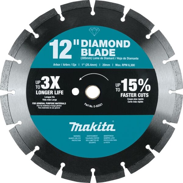 Makita E-02521 12" Diamond Blade Segmented General Purpose