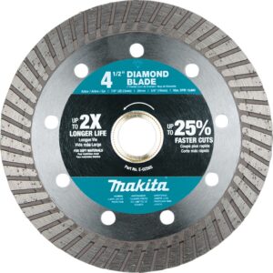 Makita E-02565 4‑1/2" Diamond Blade Turbo Soft Material