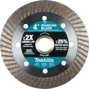 Makita E-02602 4" Diamond Blade Turbo Hard Material