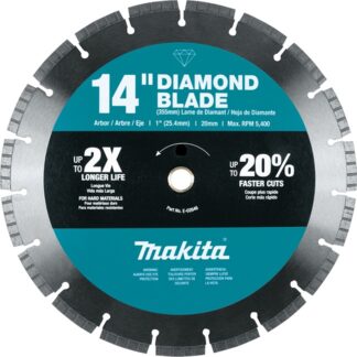 Makita E-02646 14" Diamond Blade Turbo Hard Material
