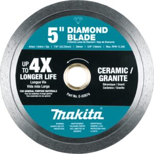 Makita E-02674 5" Diamond Blade Continuous Rim General Purpose