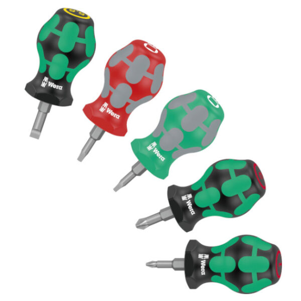 Wera 008872 Kraftform Plus Stubby Screwdriver Set 5-Piece Wera 008872 Kraftform Plus Stubby Screwdriver Set 5-Piece