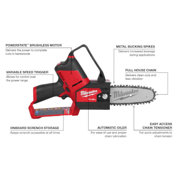 Milwaukee 2527-21 M12 Fuel HATCHET Pruning Saw Kit