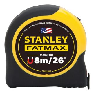 Stanley FMHT33866 8m/26ft FATMAX Magnetic Tape Measure