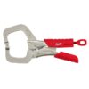 Milwaukee 48-22-3632 6" TORQUELOCK Locking C-Clamp - Regular Jaws and Non-Slip Grips