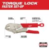 Milwaukee 48-22-3810 10" TORQUELOCK Straight Jaw Locking Pliers with Molded Grips