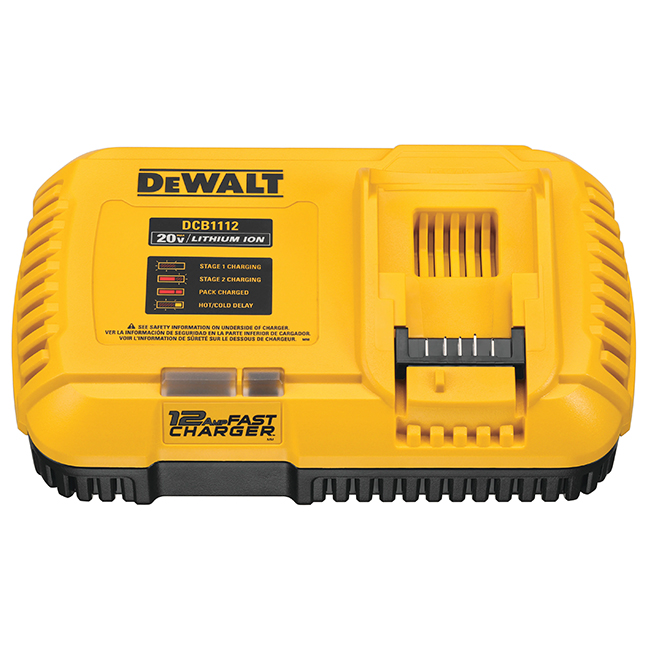 DeWalt DCB1112 12 Amp Fast Charger BC Fasteners & Tools