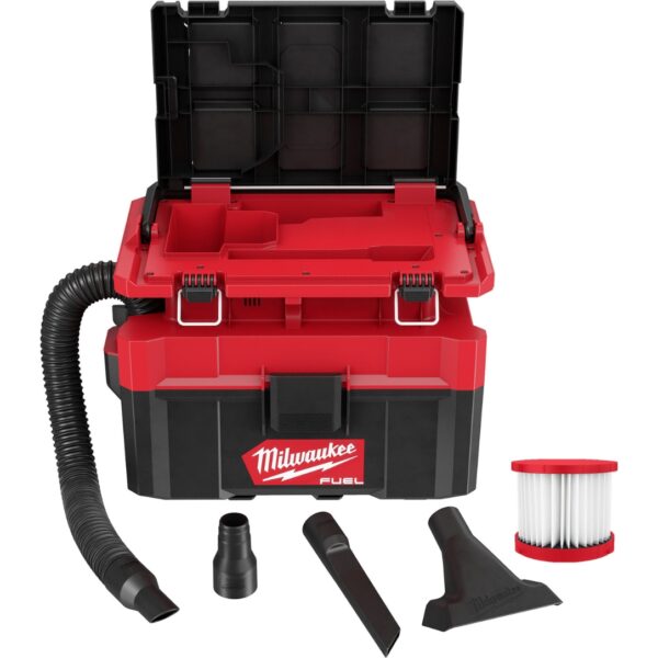 Milwaukee 0970-20 M18 FUEL PACKOUT 2.5 Gallon Wet/Dry Vacuum – Tool Only