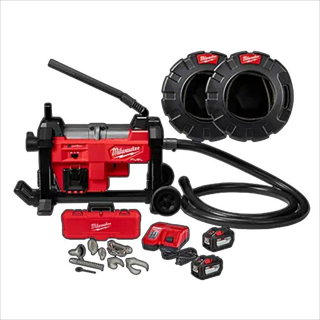 Milwaukee 2871A-22 M18 FUEL Sewer Sectional Machine with CABLE DRIVE