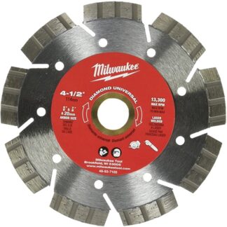 Milwaukee 49-93-7105 4 1/2" Diamond Universal Segmented-Turbo