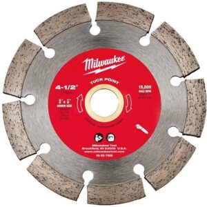 Milwaukee 49-93-7405 4-1/2" Tuck Point Segmented