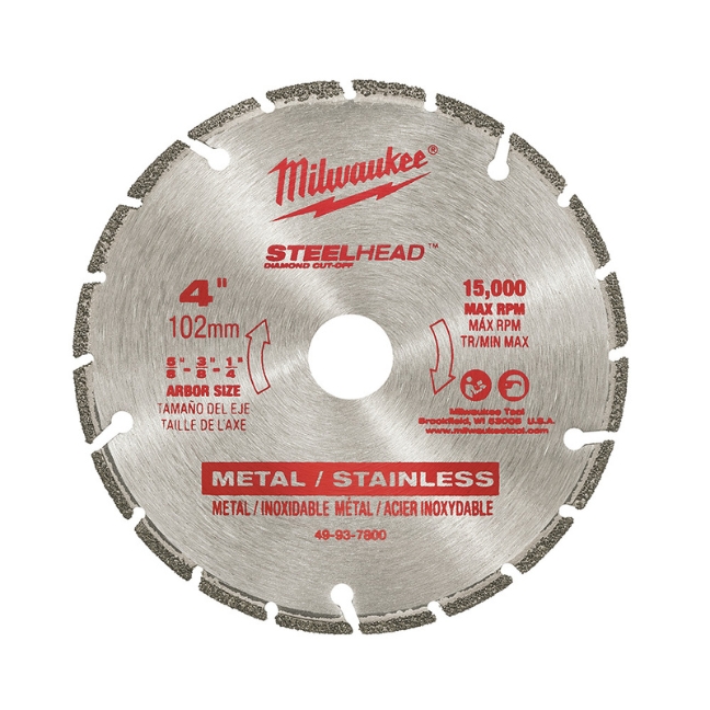 Milwaukee 49-93-7800 4" STEELHEAD Metal Cutting Blade