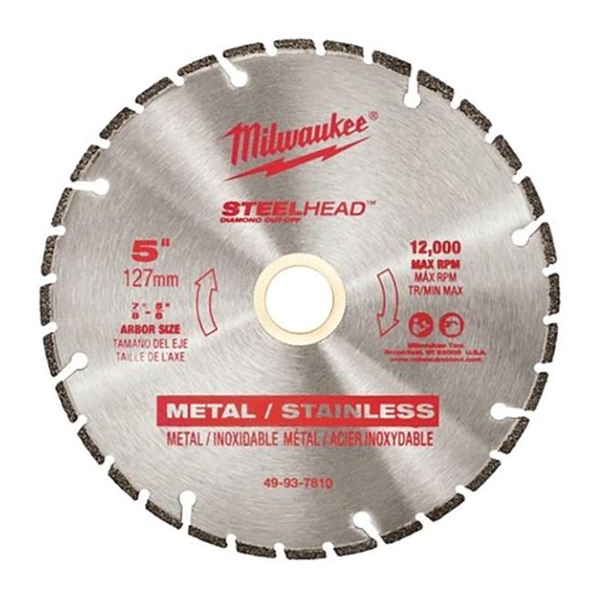 Milwaukee 49-93-7810 5" SteelHead Diamond Cut-Off
